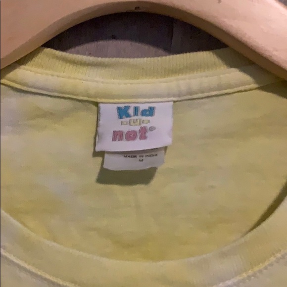 "Kid U Not" medium tie dye glitter Estes Park destination Tee - Picture 3 of 4